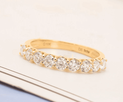 1ct Yellow Moissanite Ring Beautiful Thread Ring 925 Sterling Silver Diamond  Special Promotion rings for women engagement - AliExpress